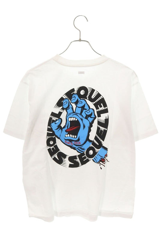 SEQUEL 25AW Santa Cruz Print T-Shirt White Size L