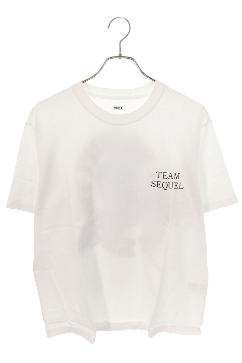 SEQUEL 25AW Santa Cruz Print Cotton T-Shirt White Size XL
