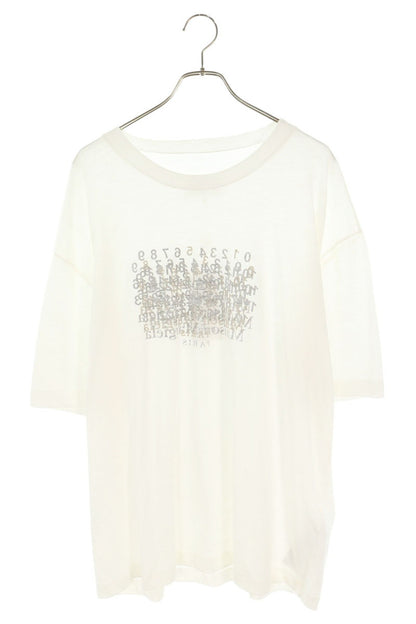 Maison Margiela 26SS Graphic Logo Print T-Shirt White Size M