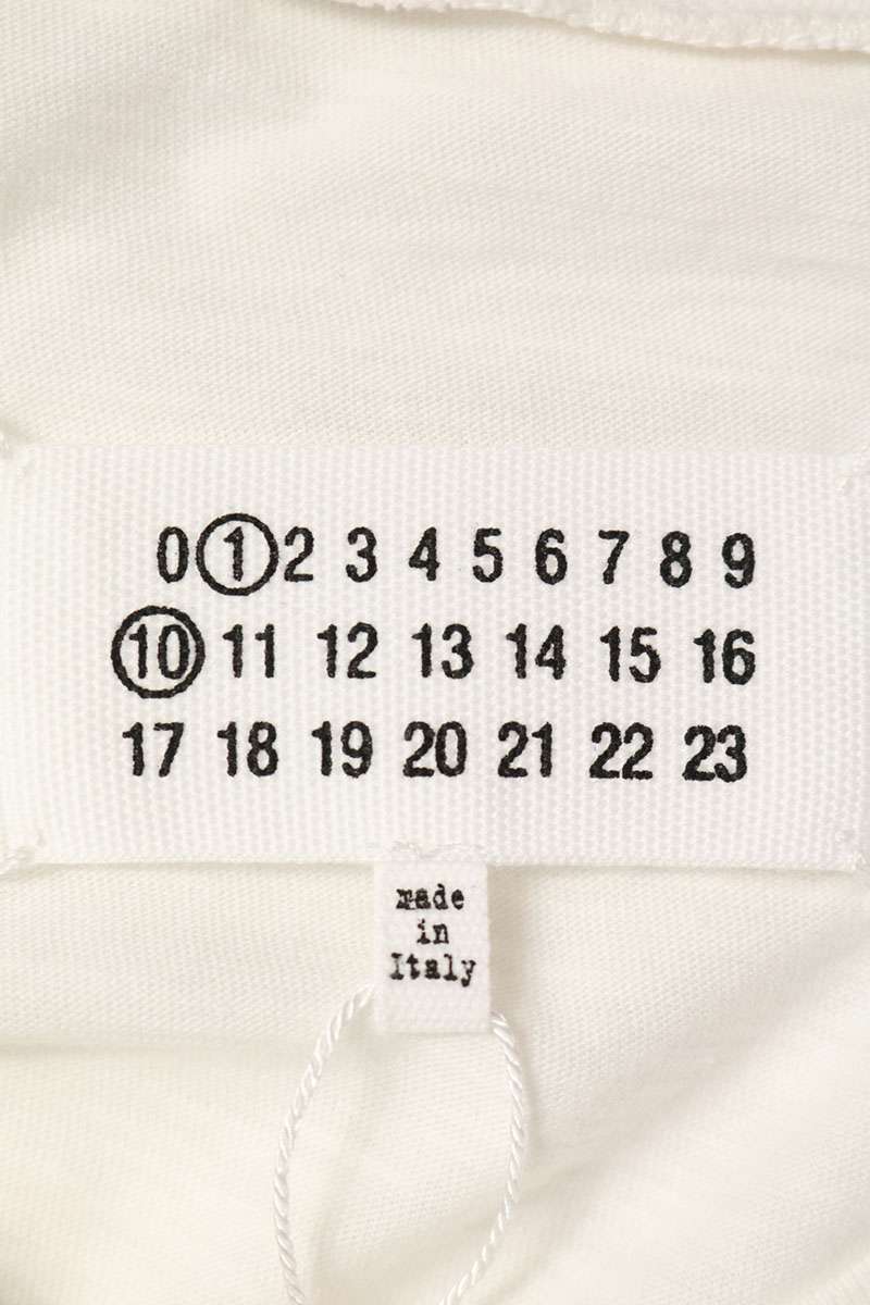 Maison Margiela 26SS Graphic Logo Print T-Shirt White Size M