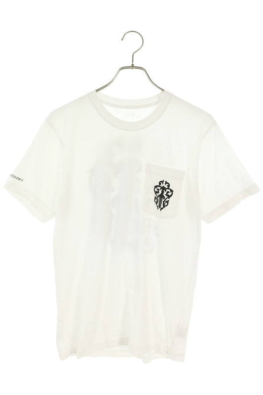 Chrome Hearts Vine Dagger Logo Print T-Shirt White Size M