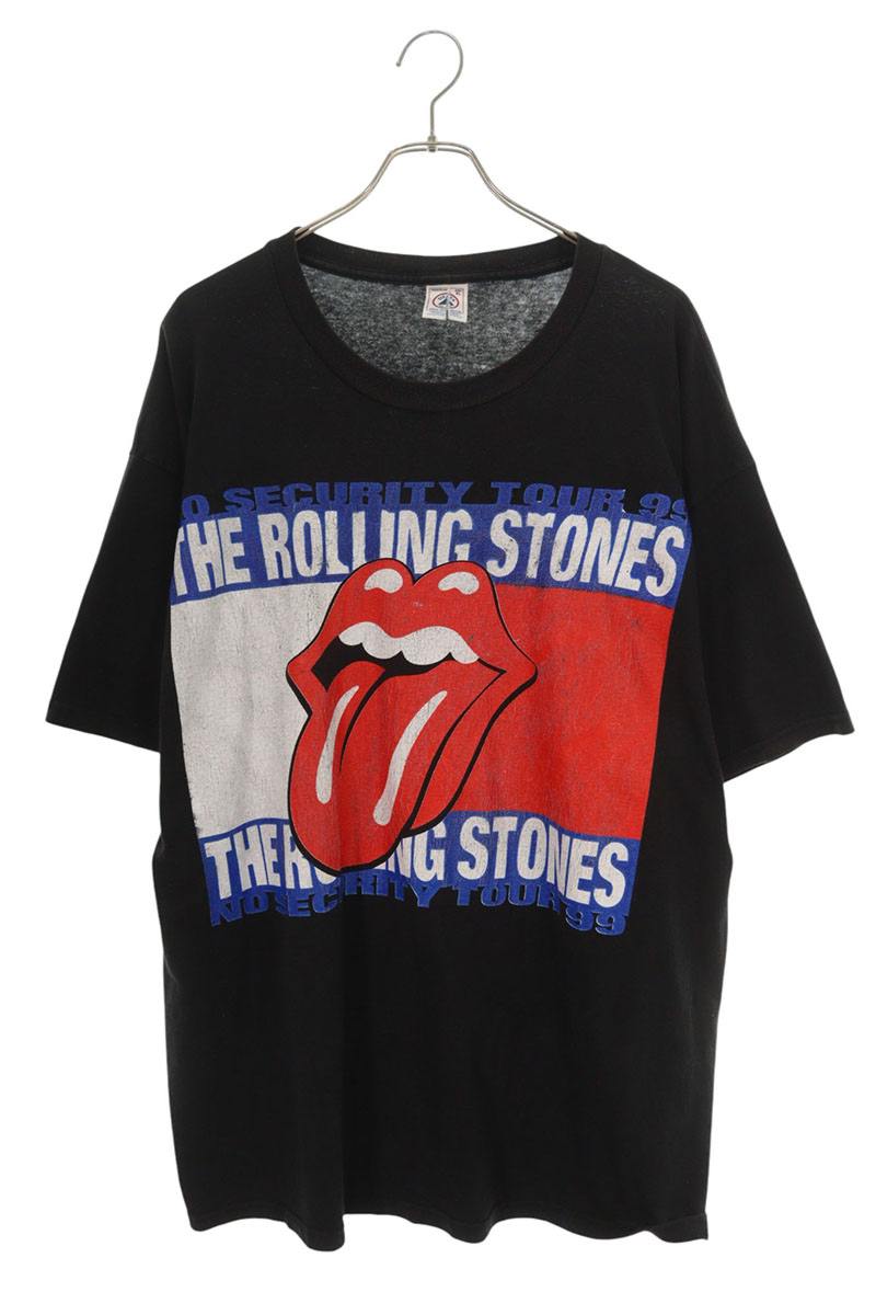 VINTAGE Rolling Stones NO SECURITY Cotton T-Shirt Size XL