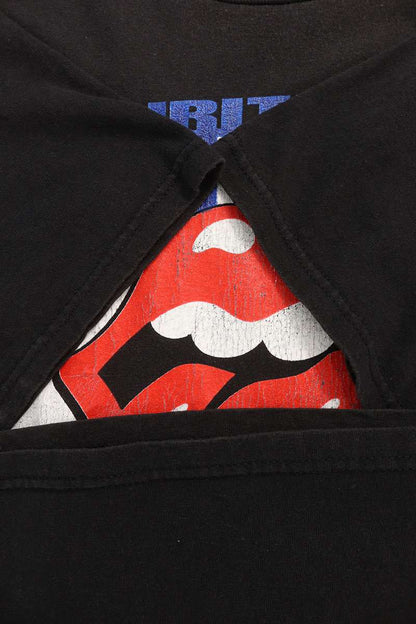 VINTAGE Rolling Stones NO SECURITY Cotton T-Shirt Size XL