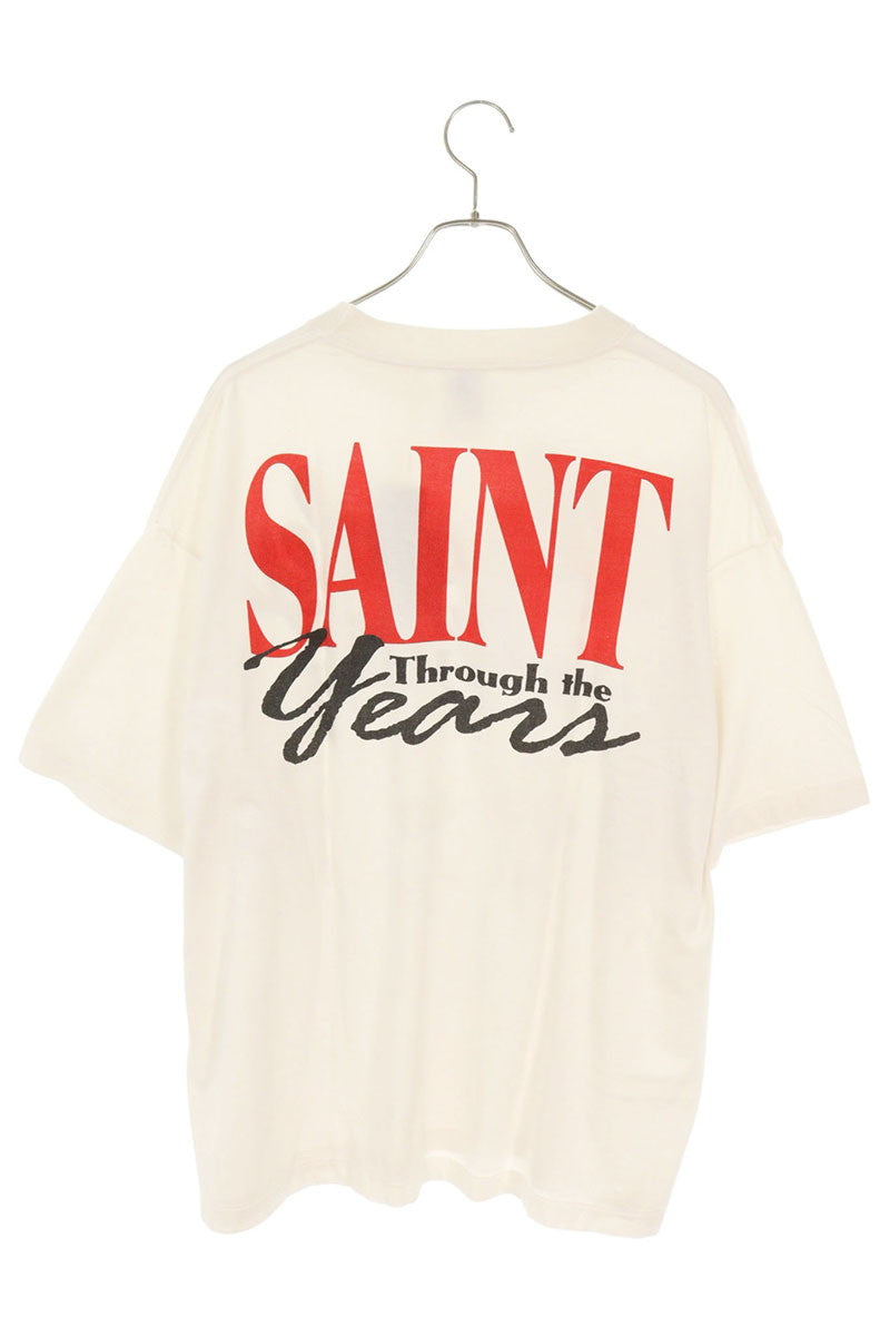 SAINT MICHAEL 26AW Character Logo T-Shirt White Size XL