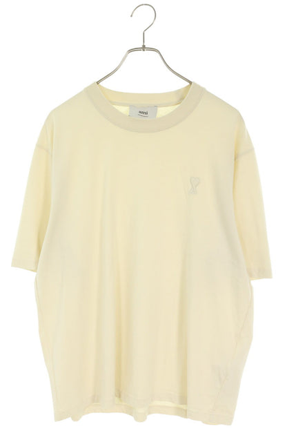 AMI Alexandre Mattiussi Heart Logo T-Shirt White Size M