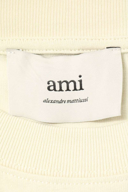 AMI Alexandre Mattiussi Heart Logo T-Shirt White Size M