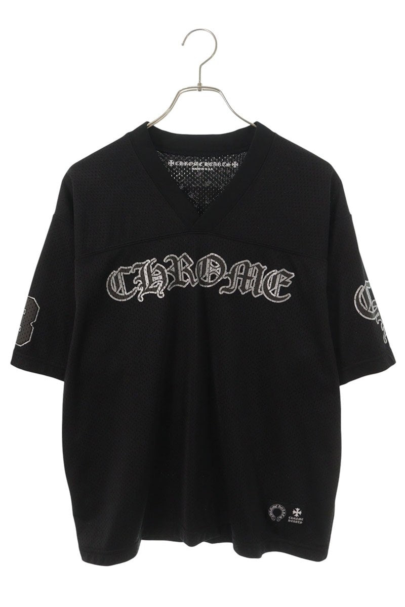 Chrome Hearts MESH WARM UP JERSEY TEE CH Black Size S