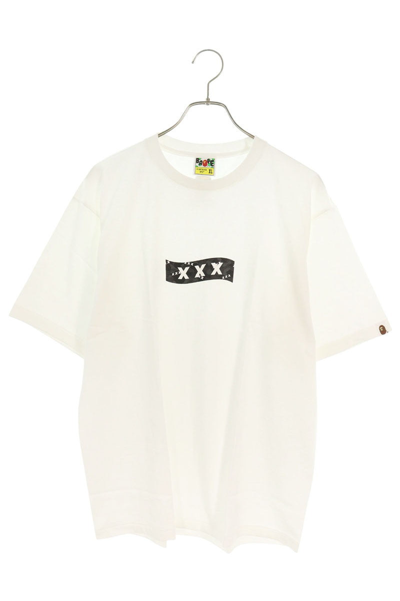Bape A BATHING APE x GOD SELECTION XXX Logo T-Shirt Size XL