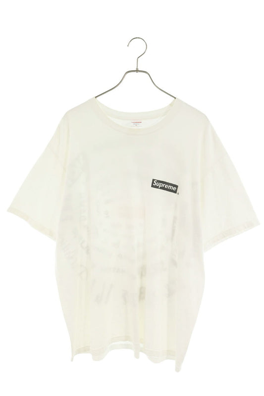 SUPREME 21SS Spiral Logo Print T-Shirt White Size XL