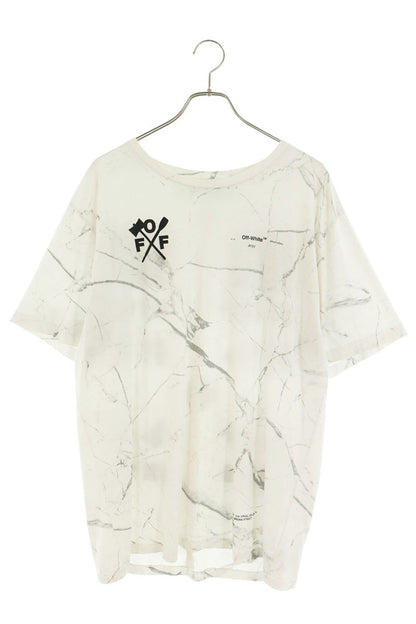 OFF-WHITE Back Arrow Patch Cotton T-Shirt White Size XL