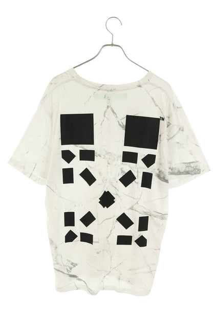 OFF-WHITE Back Arrow Patch Cotton T-Shirt White Size XL