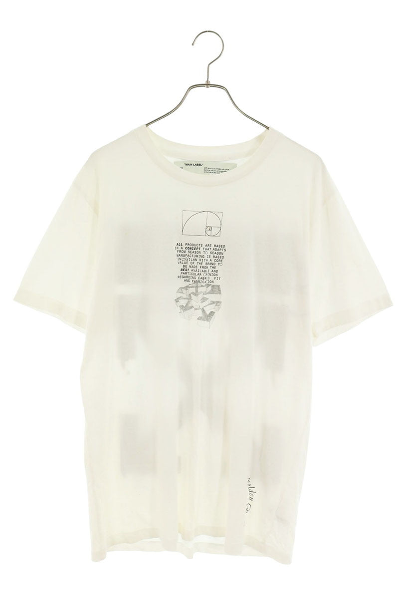 OFF-WHITE 20SS Dripping Arrow Logo T-Shirt Multi Size L