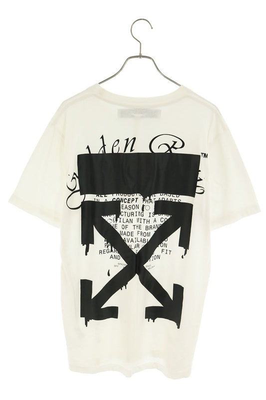 OFF-WHITE 20SS Dripping Arrow Logo T-Shirt Multi Size L