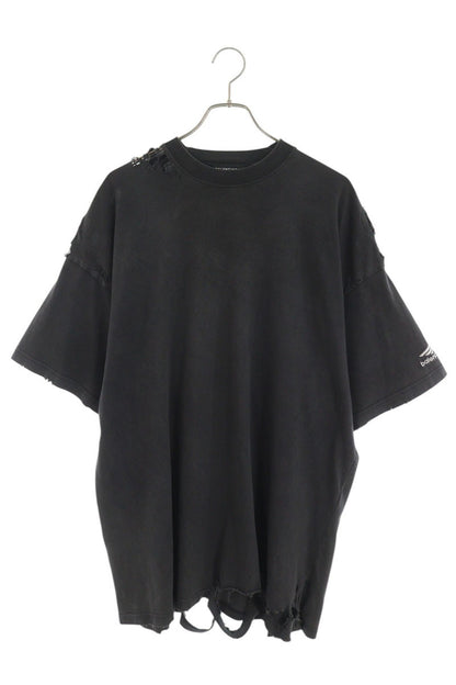 BALENCIAGA Destroy Repair T-Shirt Black Size 2