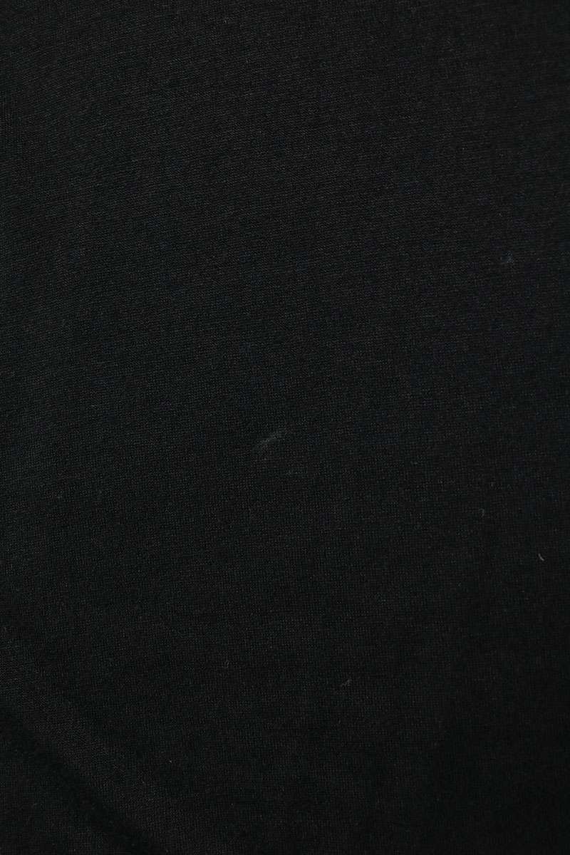 SAINT LAURENT PARIS Logo Embroidery T-Shirt Black Size L