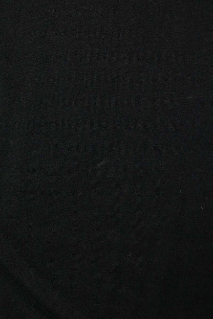 SAINT LAURENT PARIS Logo Embroidery T-Shirt Black Size L