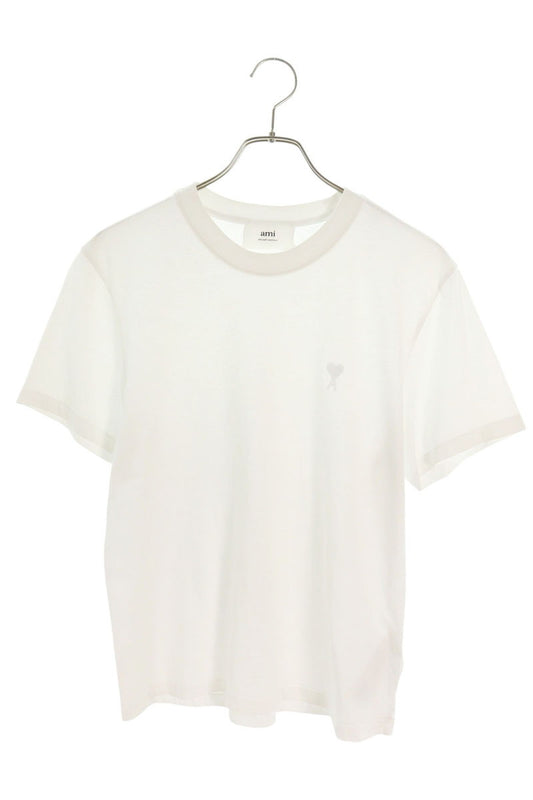 AMI Alexandre Mattiussi White Embroidered T-Shirt Size S
