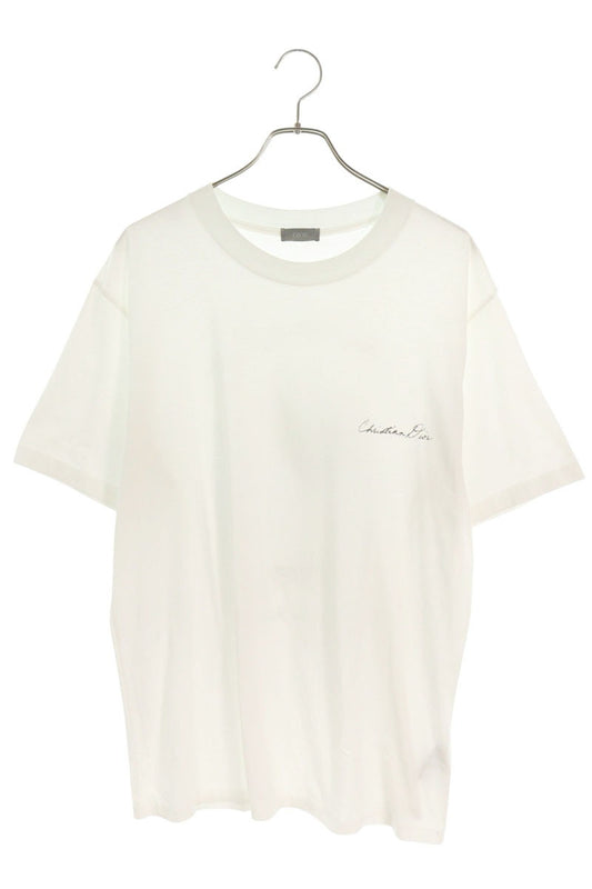 DIOR Ringflower Short Sleeve Print T-Shirt White Size M