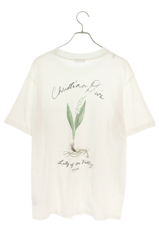 DIOR Ringflower Short Sleeve Print T-Shirt White Size M