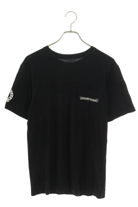 Chrome Hearts Back Floral Cross Print T-Shirt Black Size M