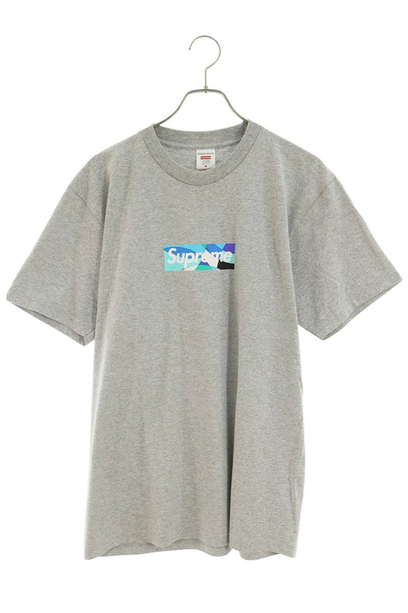 EMILIO PUCCI x SUPREME 21SS Pucci Box Logo T-Shirt Multi Cotton Size M