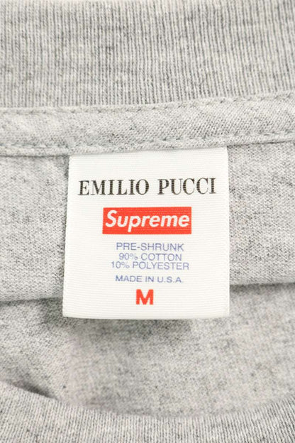 EMILIO PUCCI x SUPREME 21SS Pucci Box Logo T-Shirt Multi Cotton Size M