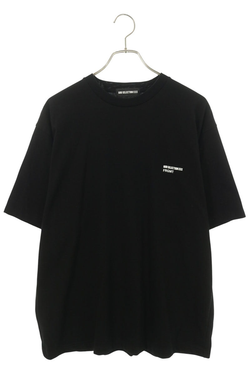 fragment design x GOD SELECTION XXX x Fragment Logo T-Shirt Black/Pink Size L