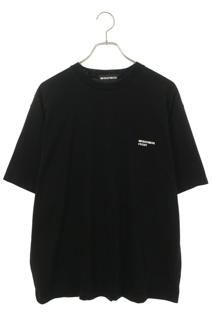 fragment design x GOD SELECTION XXX x Fragment Logo T-Shirt Black/Pink Size L