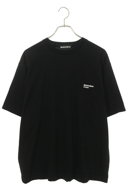fragment design x GOD SELECTION XXX x Fragment Logo T-Shirt Black/Pink Size L