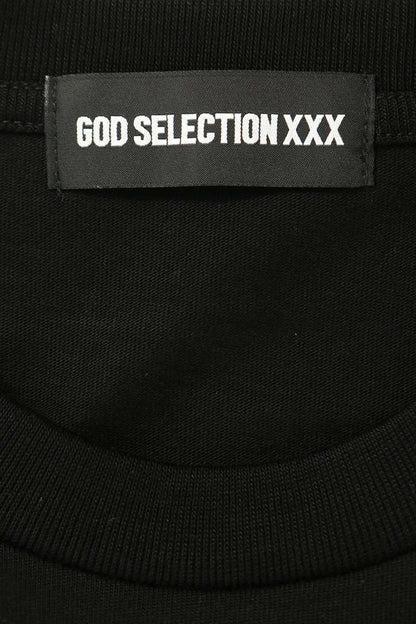 fragment design x GOD SELECTION XXX x Fragment Logo T-Shirt Black/Pink Size L