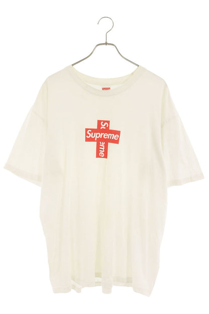 SUPREME 20AW Cross Box Logo T-Shirt White Size XL