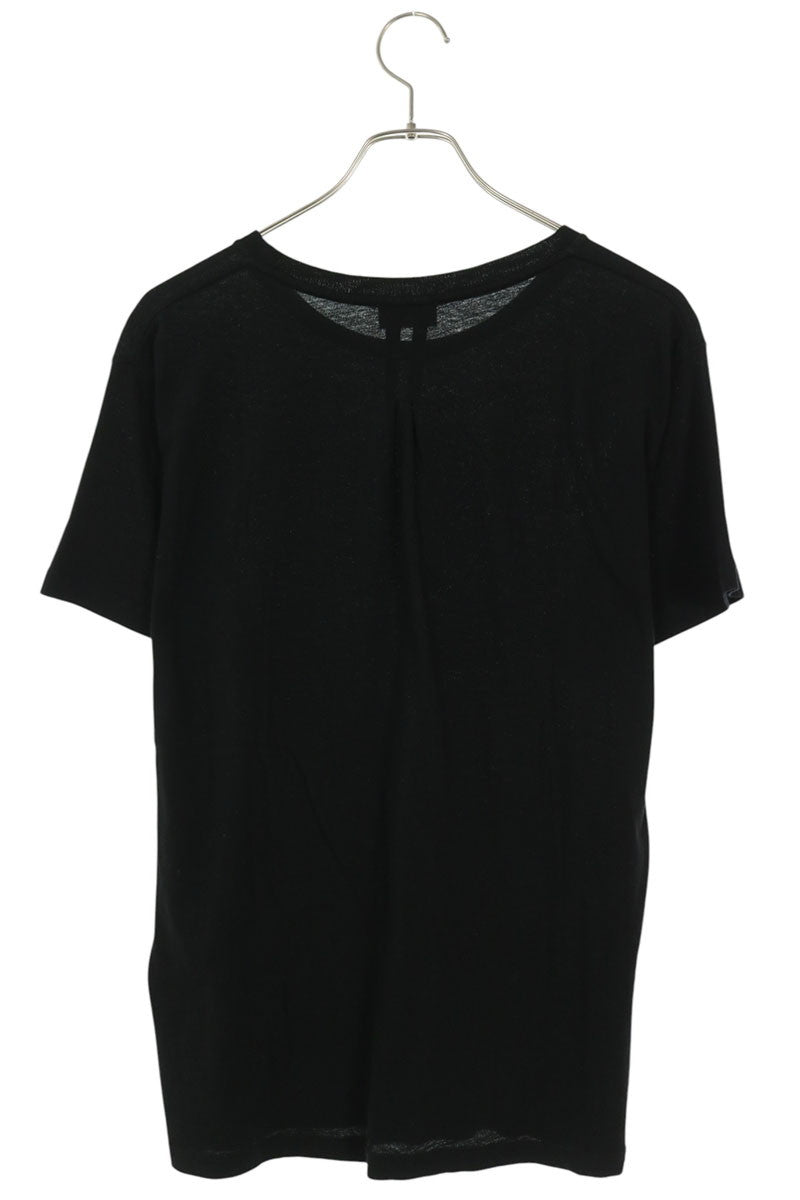 SAINT LAURENT PARIS Palladium Star T-Shirt Black Size S