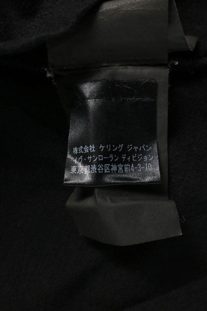 SAINT LAURENT PARIS Palladium Star T-Shirt Black Size S