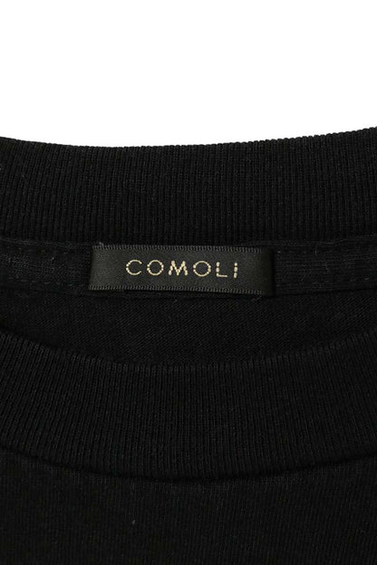 COMOLI Cotton Jersey T-Shirt Black Size 4
