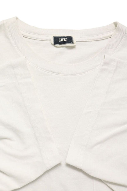 KITH K&K Floral Back Logo Pocket T-Shirt White Size L