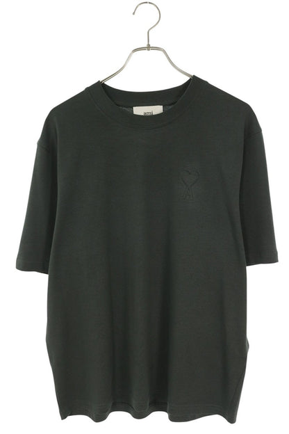 AMI Alexandre Mattiussi Heart A Logo T-Shirt Gray Size XS