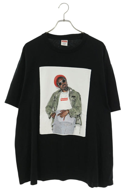 SUPREME 22AW Andre 3000 Cotton T-Shirt Black Size XL
