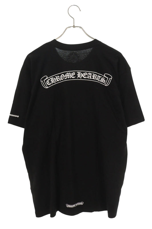 Chrome Hearts CH T-SHRT 1 Back Scroll T-Shirt Black Size XL
