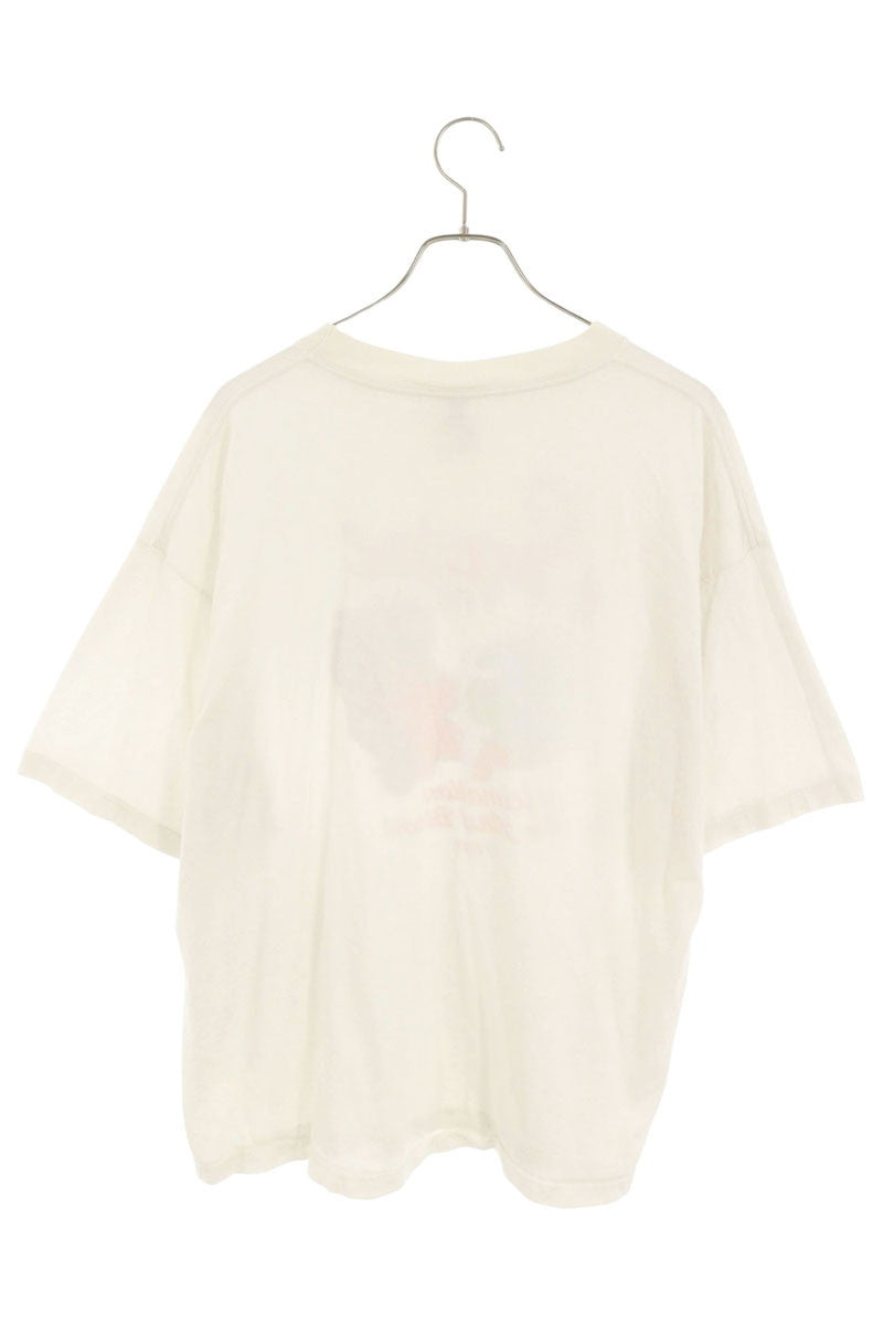 SAINT MICHAEL Devil Print Vintage T-Shirt White Size XL