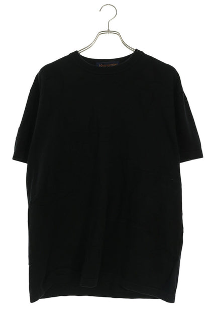LOUISVUITTON 25SS Monogram Embossed T-Shirt Black Size L