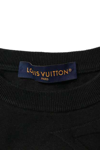 LOUISVUITTON 25SS Monogram Embossed T-Shirt Black Size L