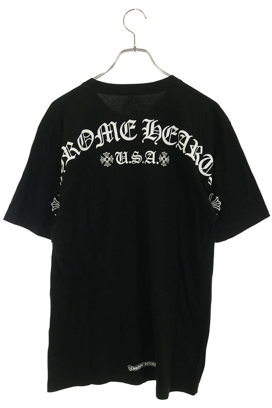 Chrome Hearts Arch Logo Back Print T-Shirt Black Size L