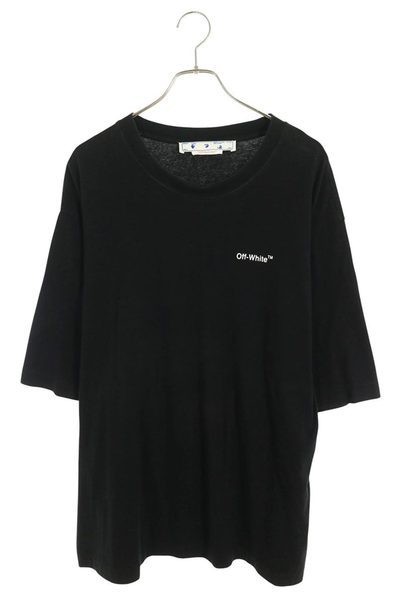 OFF-WHITE Back Print T-Shirt Black Size XL