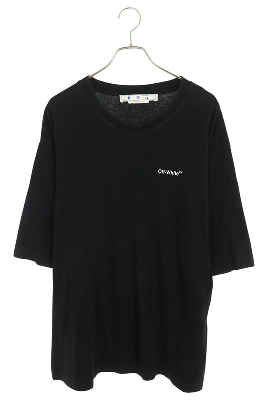 OFF-WHITE Back Print T-Shirt Black Size XL
