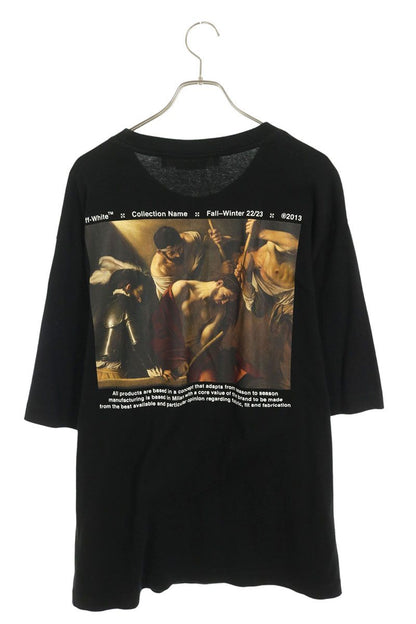 OFF-WHITE Back Print T-Shirt Black Size XL