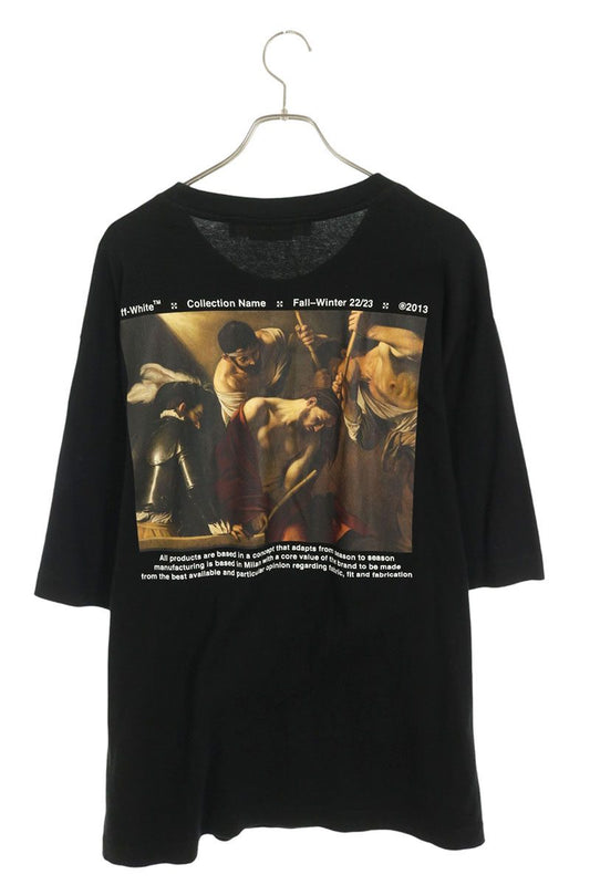 OFF-WHITE Back Print T-Shirt Black Size XL