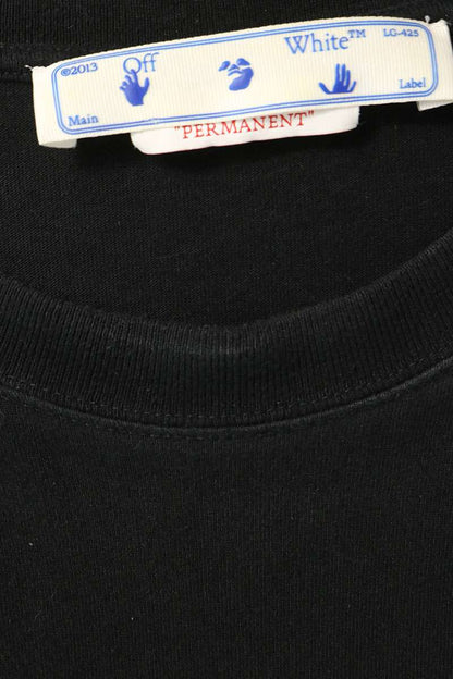 OFF-WHITE Back Print T-Shirt Black Size XL