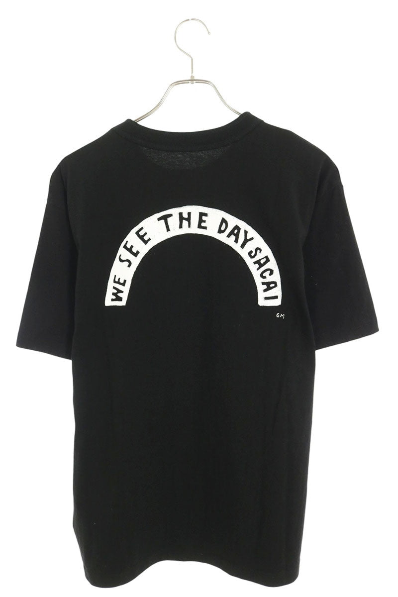 Geoff McFetridge x Sacai Print T-Shirt Black Size 4