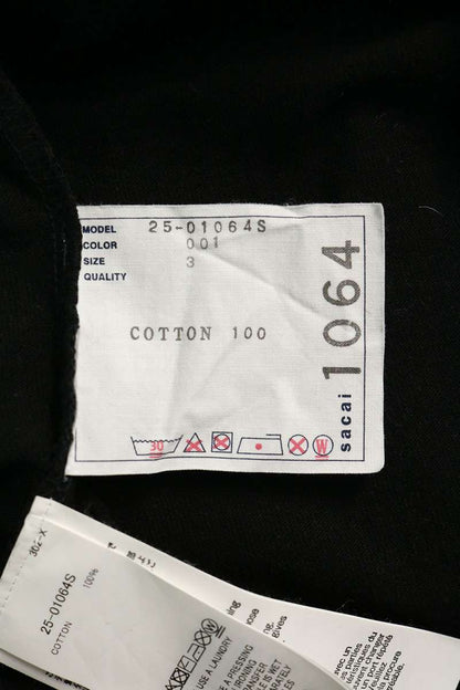 Sacai Man Ray Print T-Shirt Black Size 3