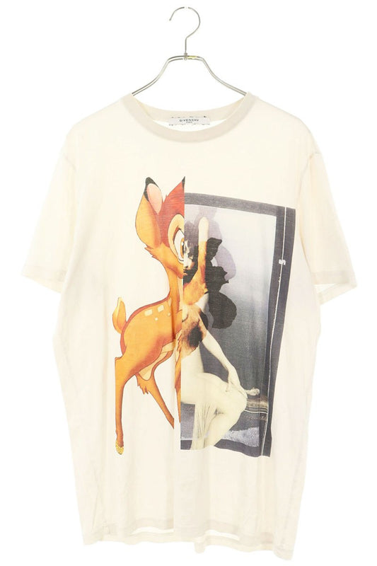 GIVENCHY Bambi Print T-Shirt White Size M